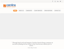 Tablet Screenshot of carolinasearchgroup.com